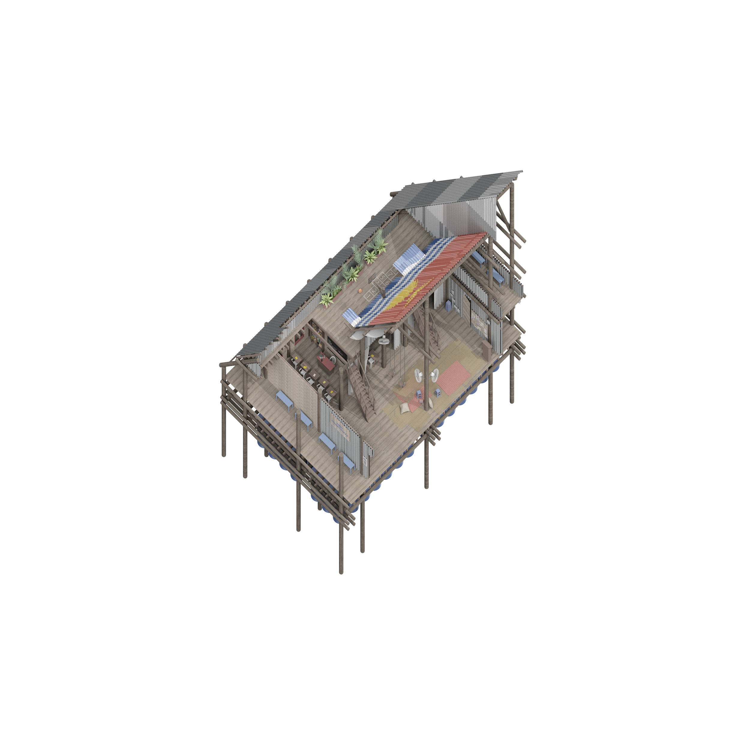 Long House — School
