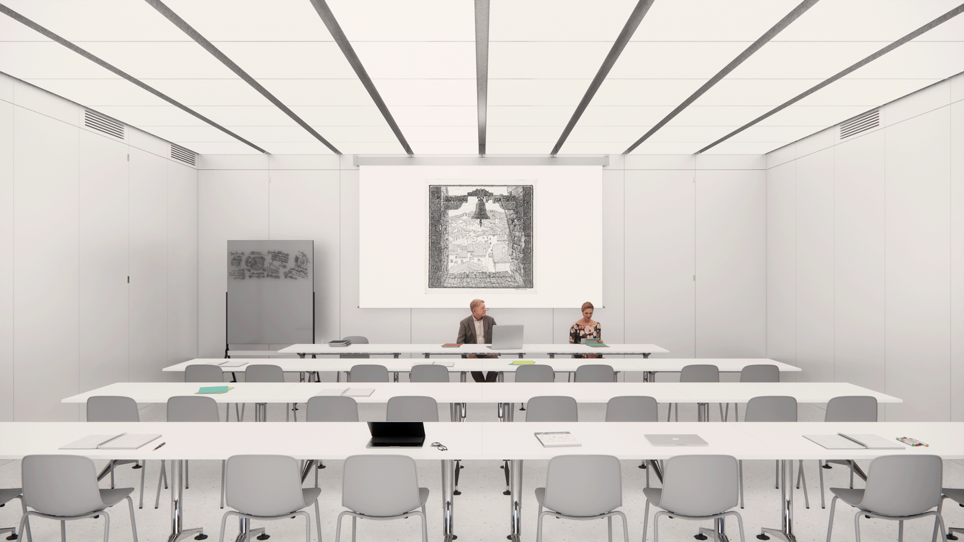 Cava Valderchia — hall animation