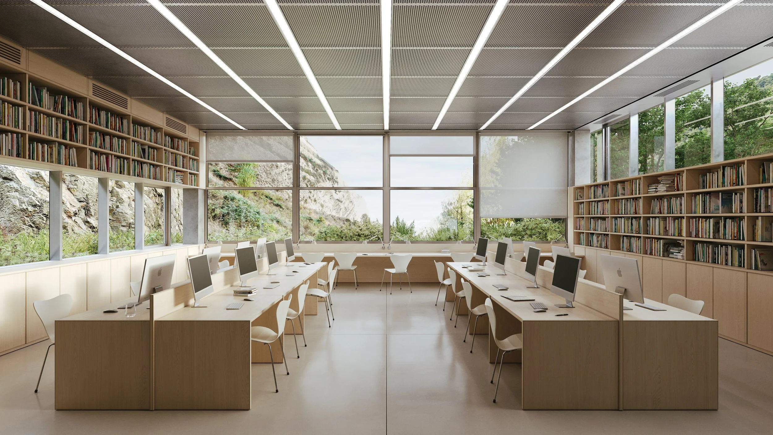 Cava Valderchia — biblioteca