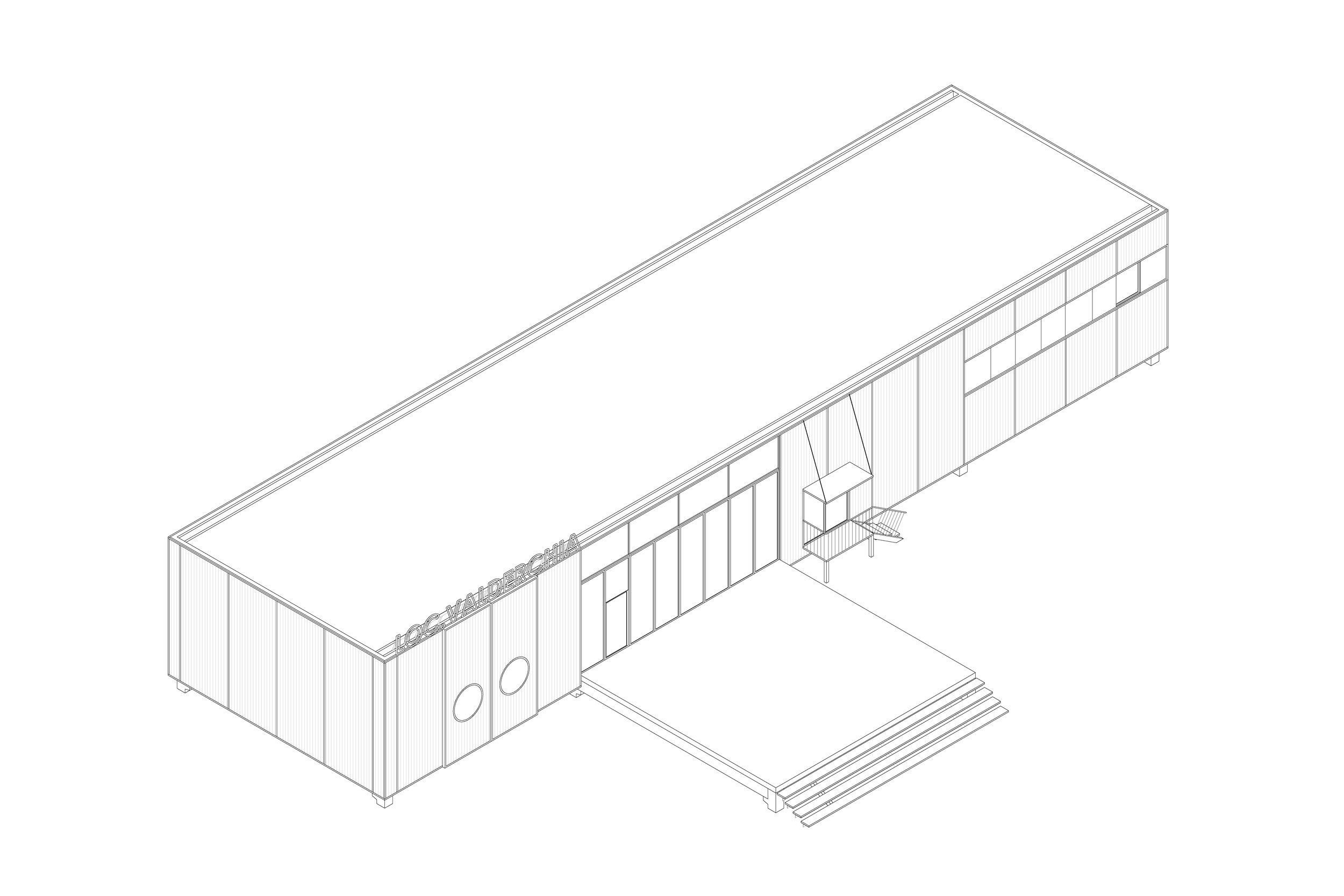 Cava Valderchia — axonometric