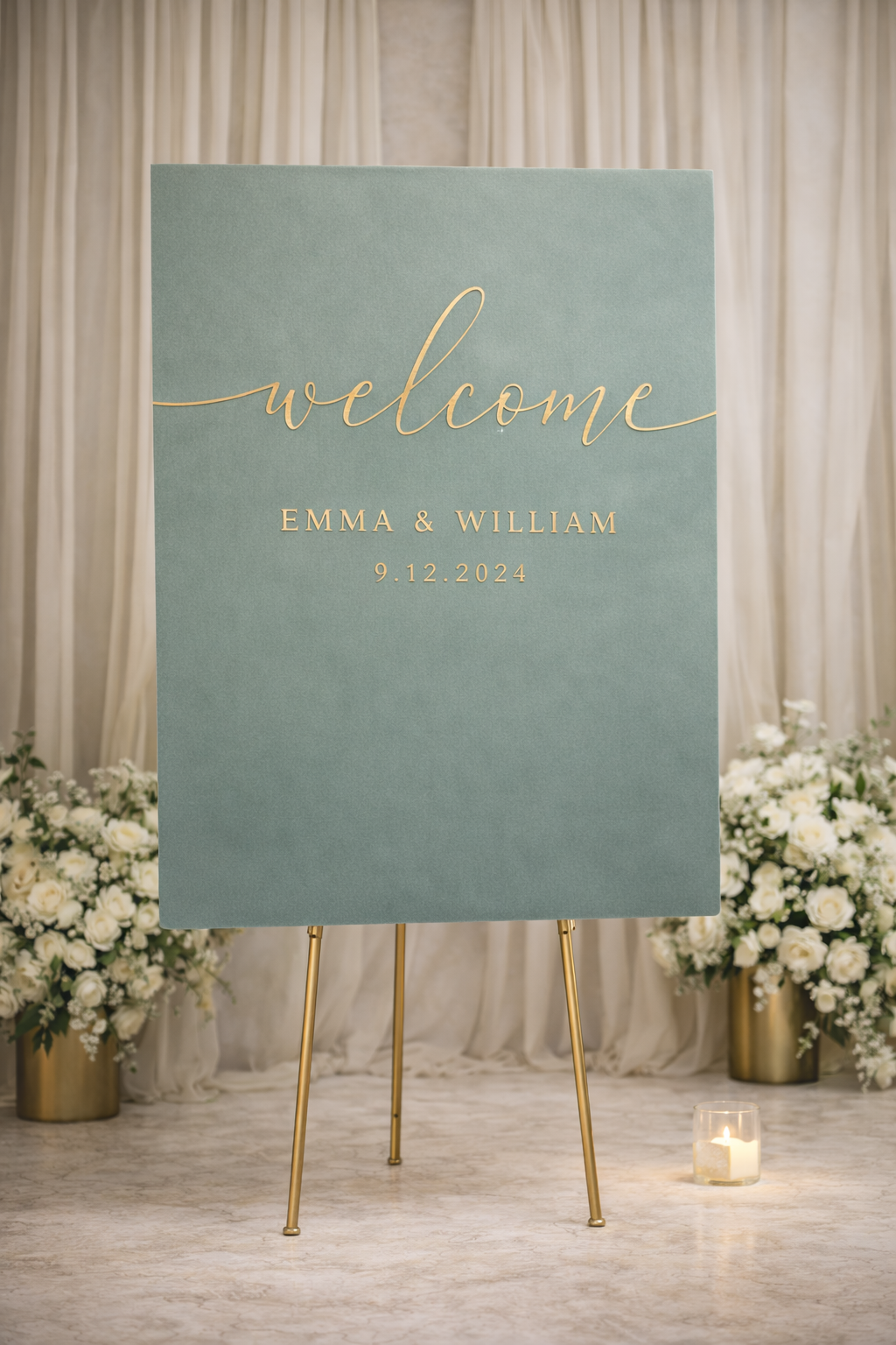 Welcome sign preview