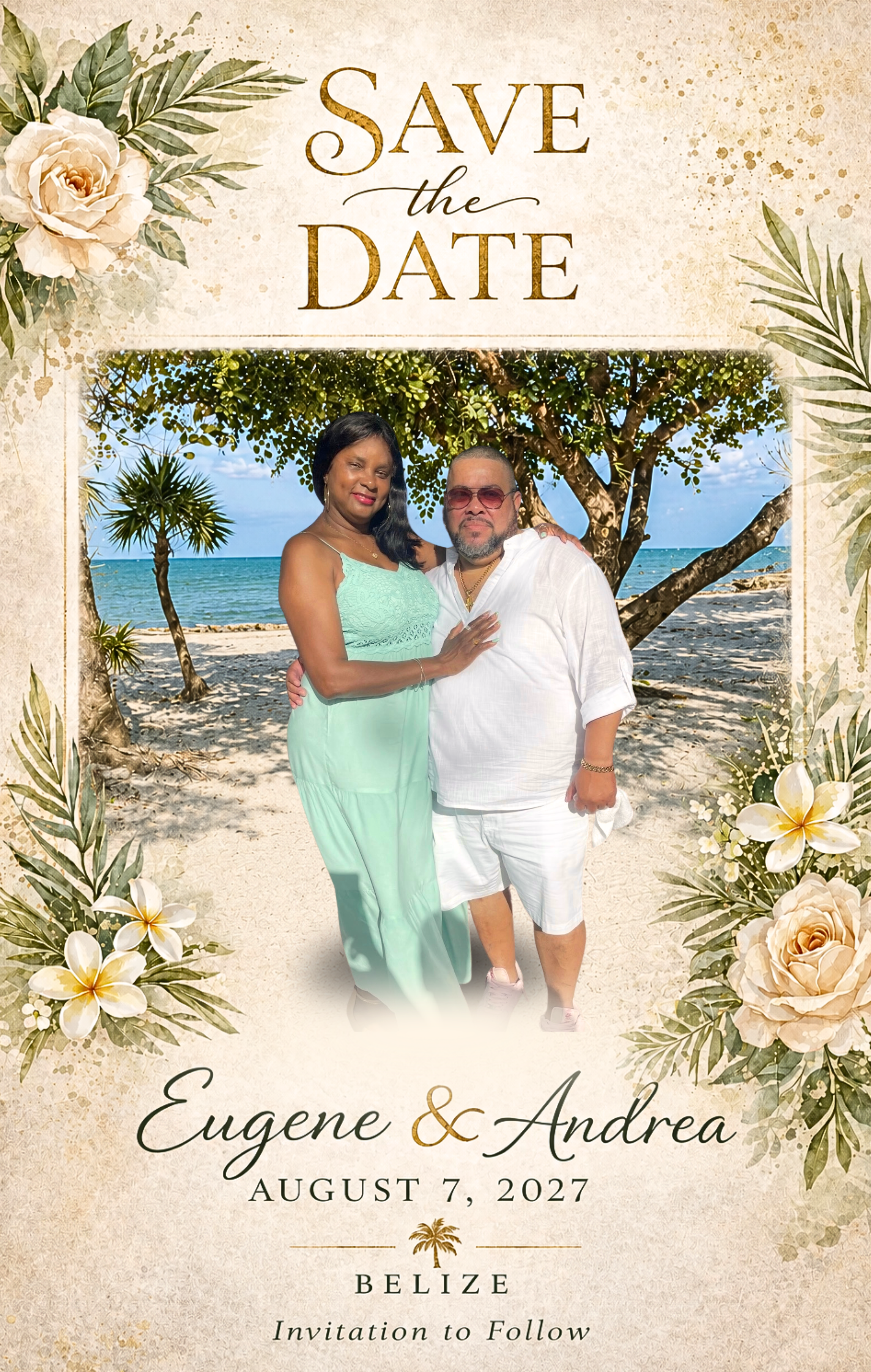 Eugene and Andrea Save the Date