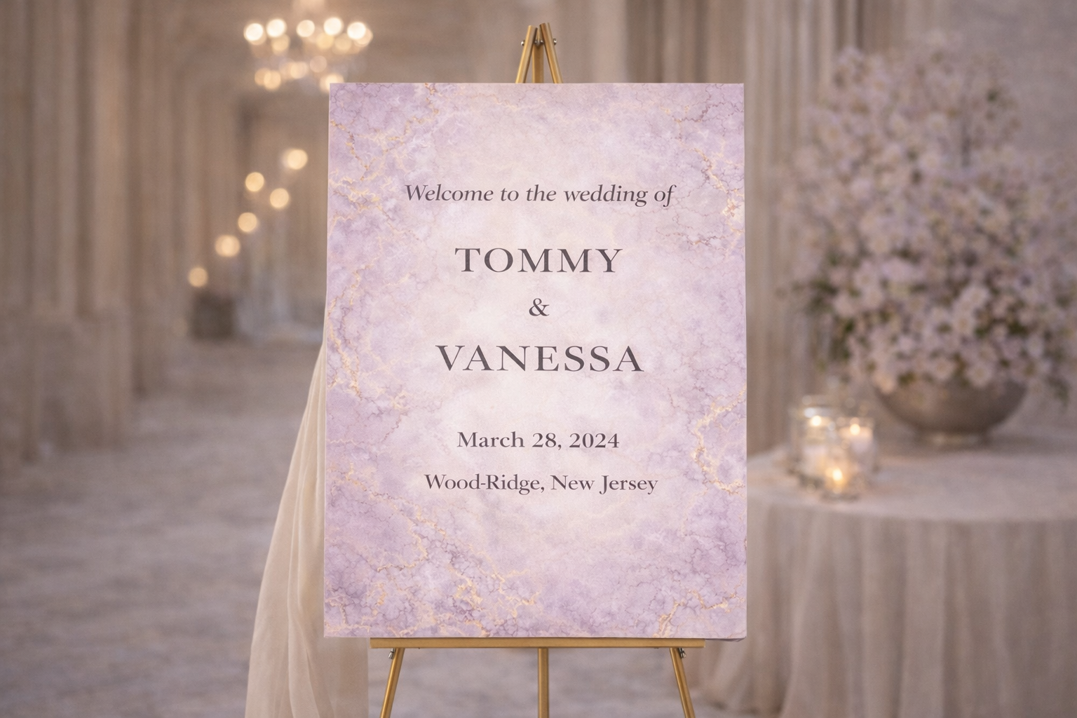 Tommy and Vanessa wedding website
