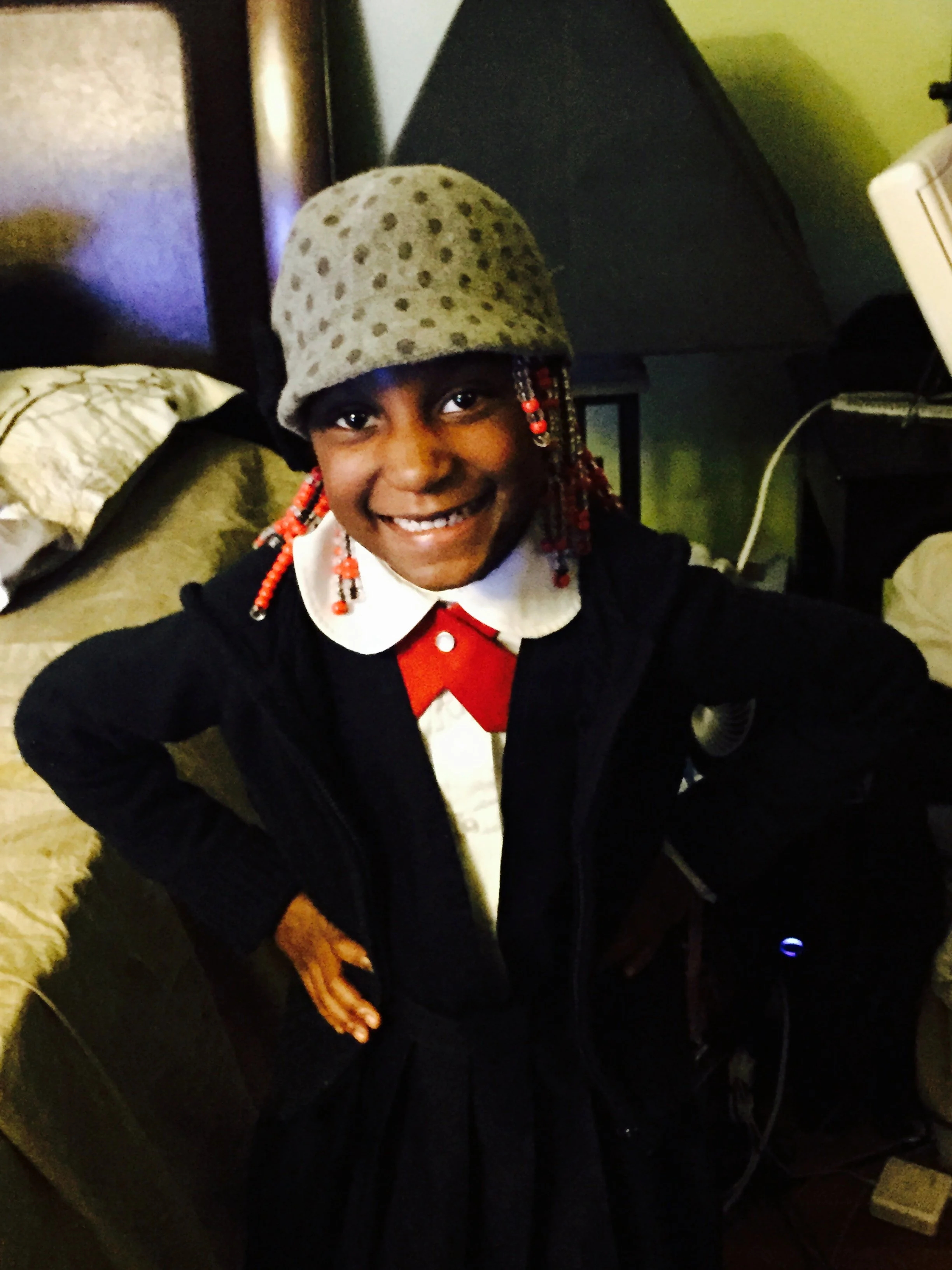Sakiyah in kindergarten, 2014