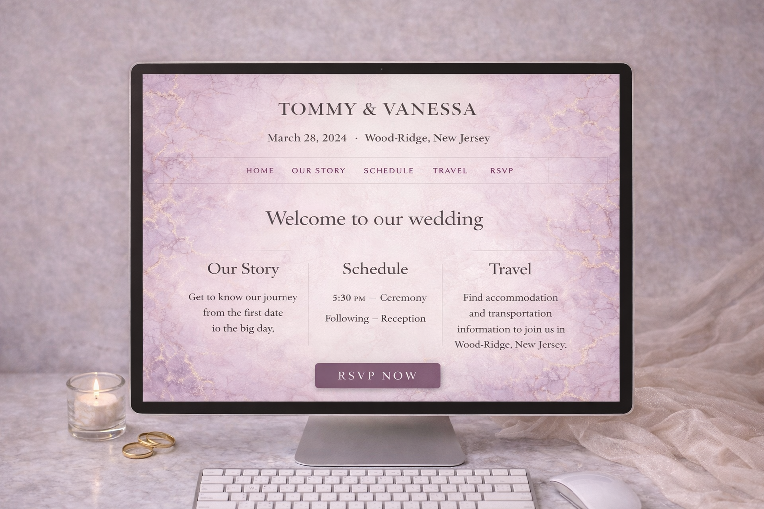 Tommy and Vanessa RSVP management dashboard