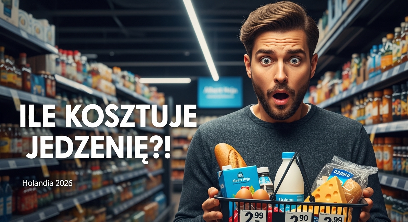 Koszty jedzenia w Holandii w 2026 roku – ceny zakupów spożywczych w supermarketach