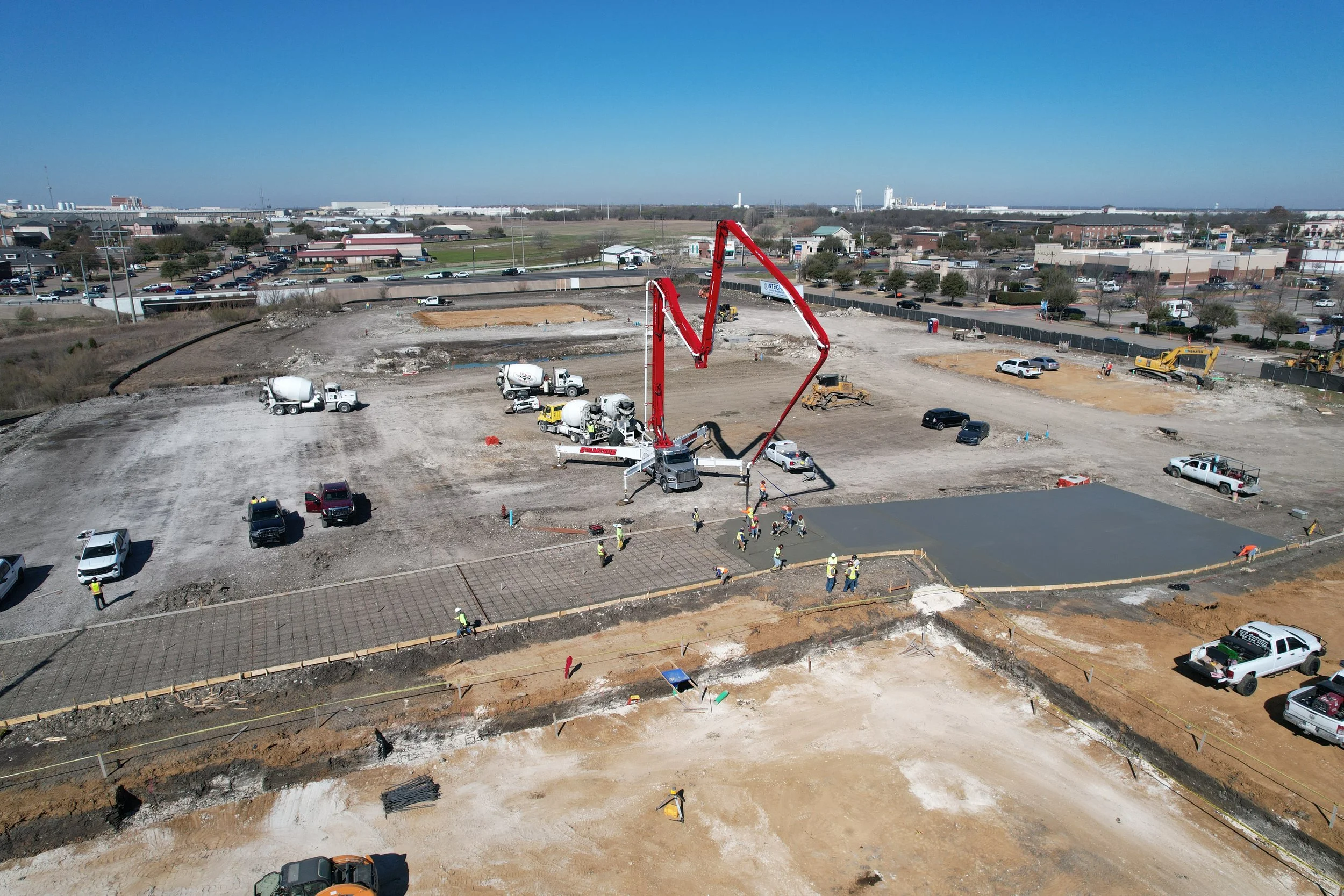 Commercial concrete new construction