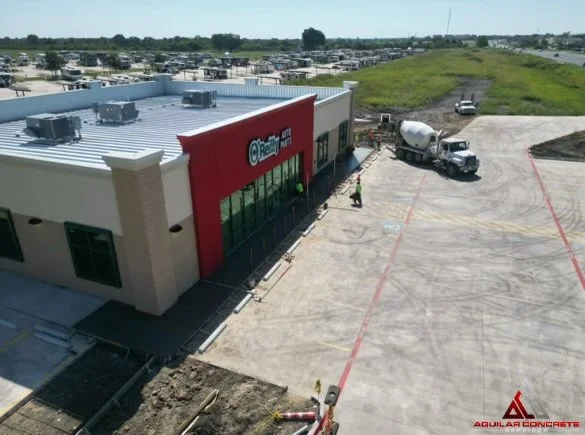 Commercial concrete flatwork