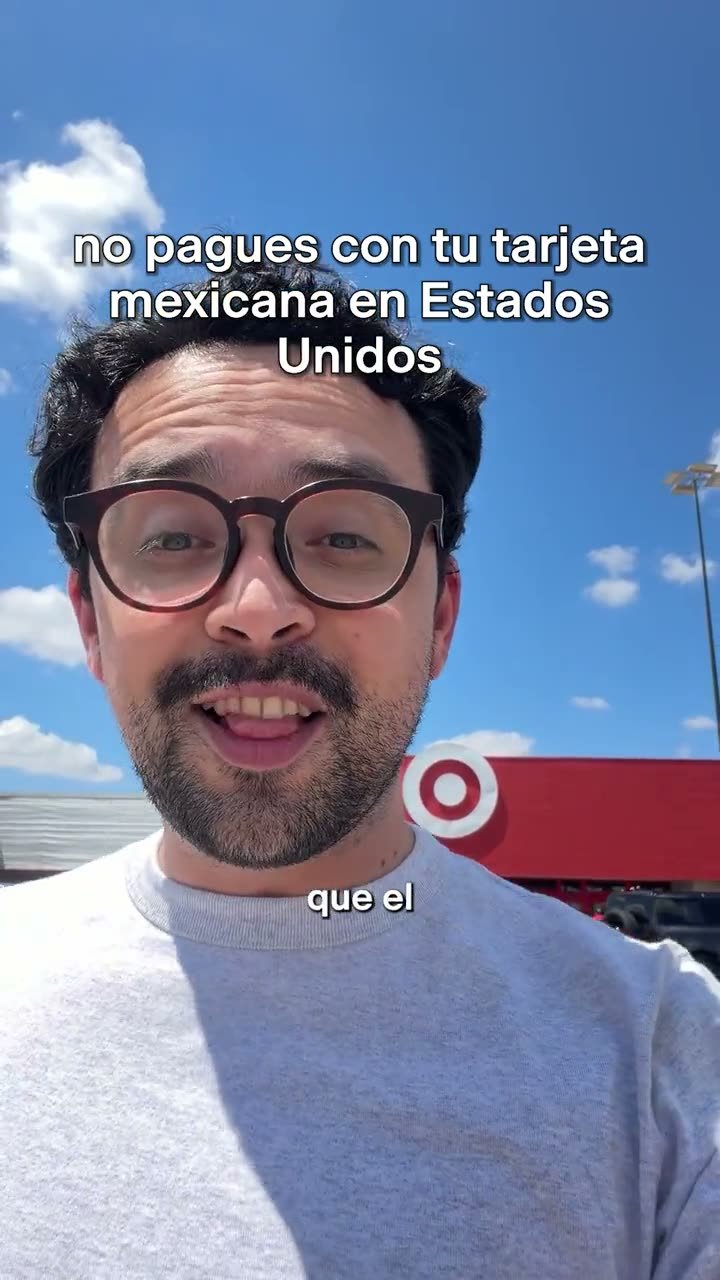 Sergio frente a Target: no pagues con tu tarjeta mexicana en Estados Unidos