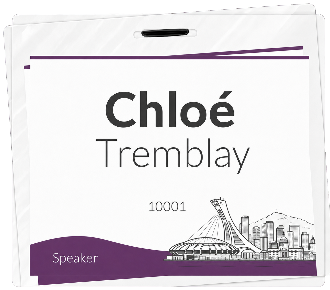 Montreal Name Badge