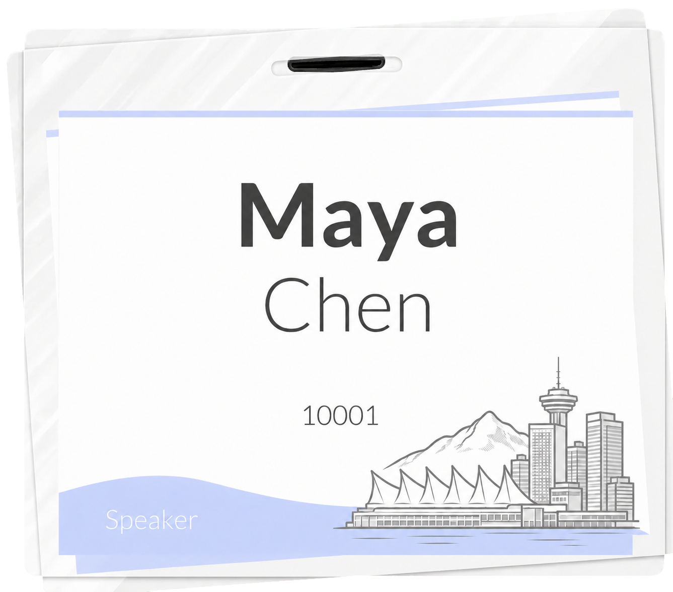 Vancouver Name Badge
