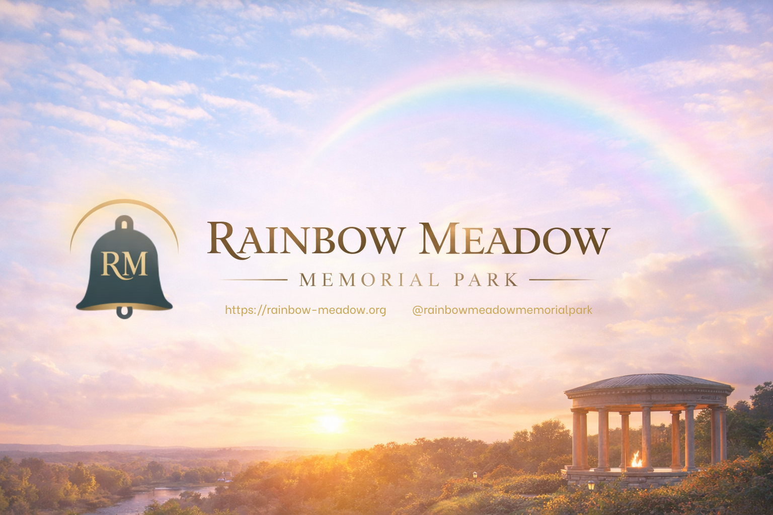 Rainbow Meadow social sharing graphic