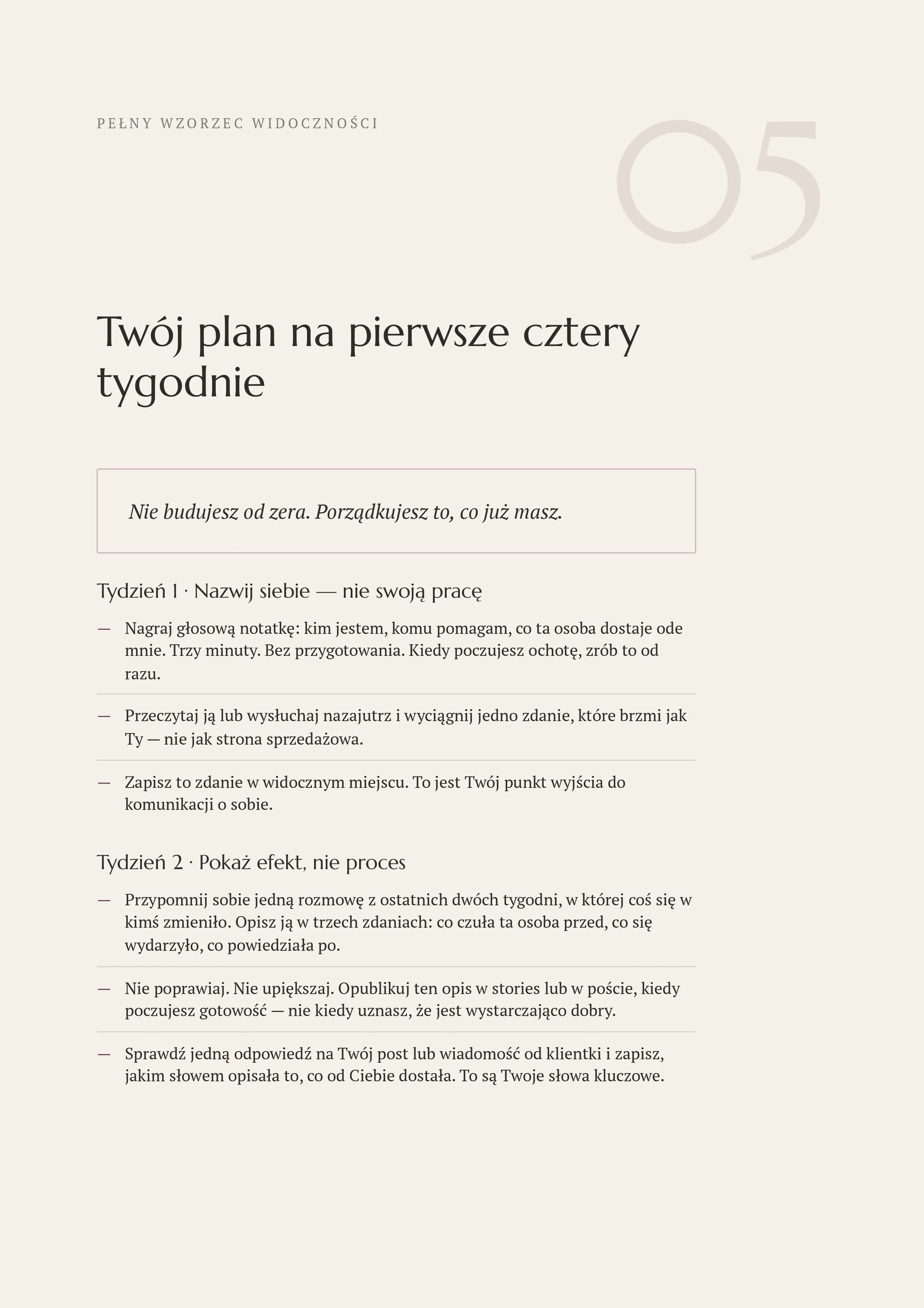 Fragment raportu — kierunek i rekomendacje