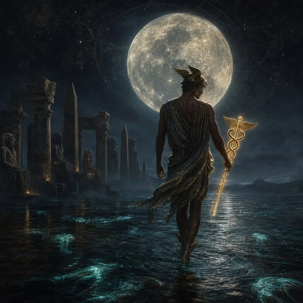 Hermes Mercury walking backward — Mercury retrograde in Cancer 2026, Find Your Whisper