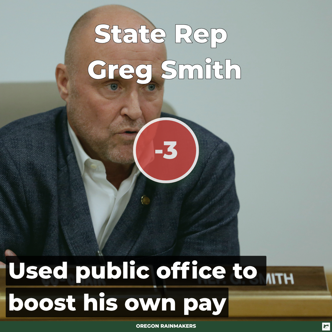 Eastern Oregon state Rep. Greg Smith will pay $12K to settle latest ethics violations
