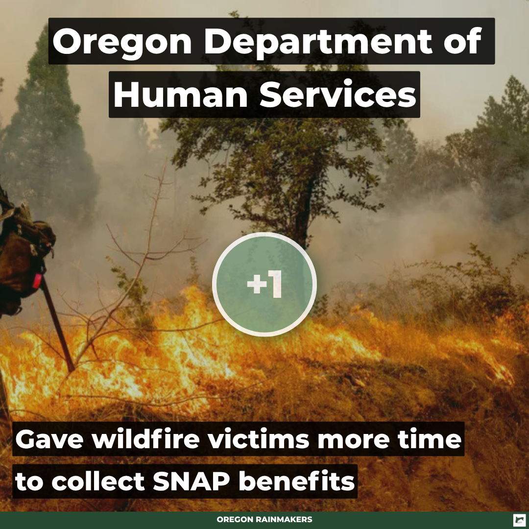 Oregon extends deadline for SNAP recipients to replace benefits lost in July wildfires
