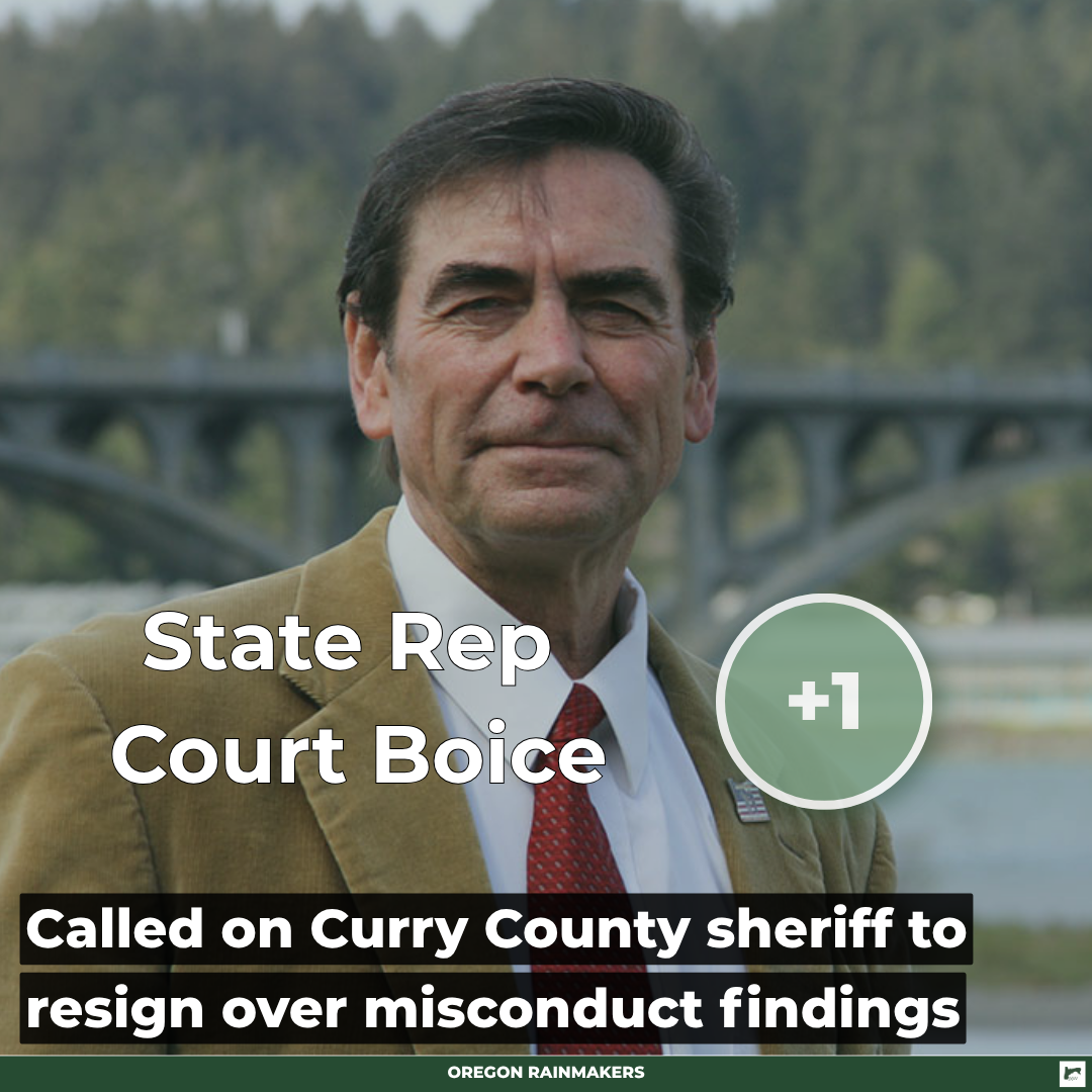 Oregon lawmaker tells Curry County sheriff to resign