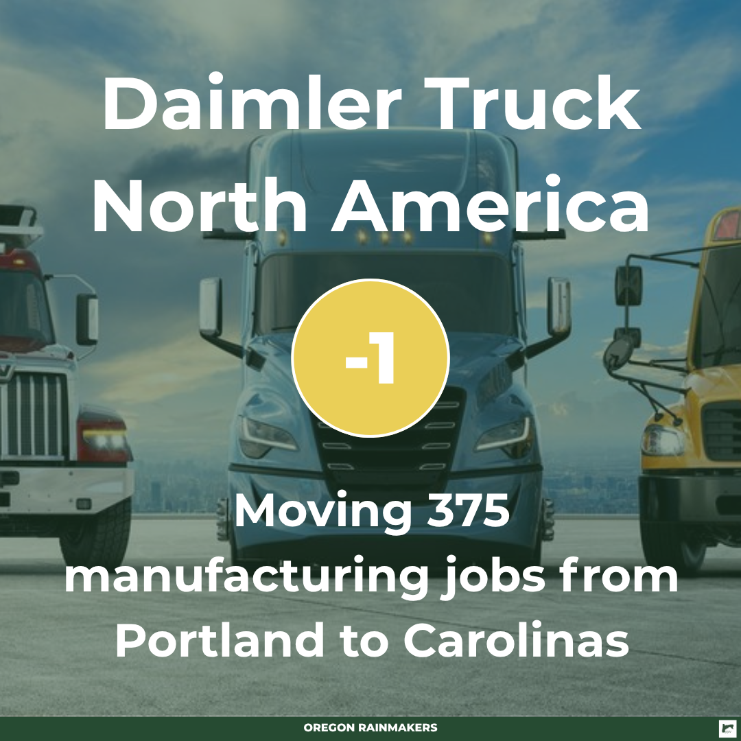 Daimler to move truck manufacturing from Portland to Carolinas