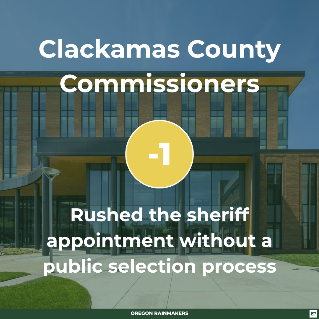 Clackamas County appoints James Rhodes interim sheriff