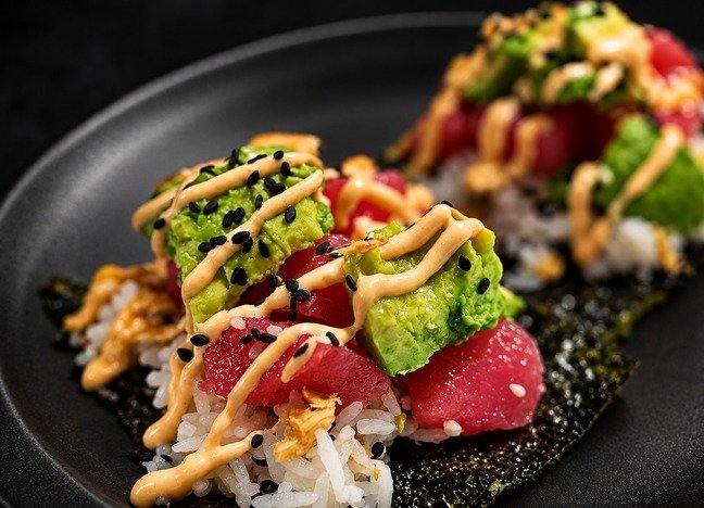 Tuna & Avocado Nori Bites