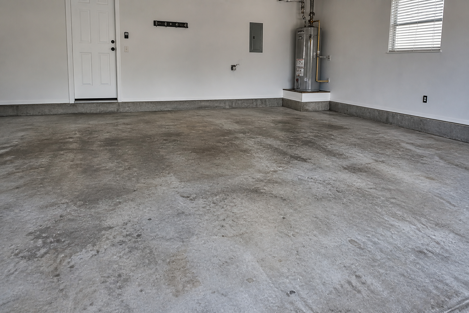 Before garage floor