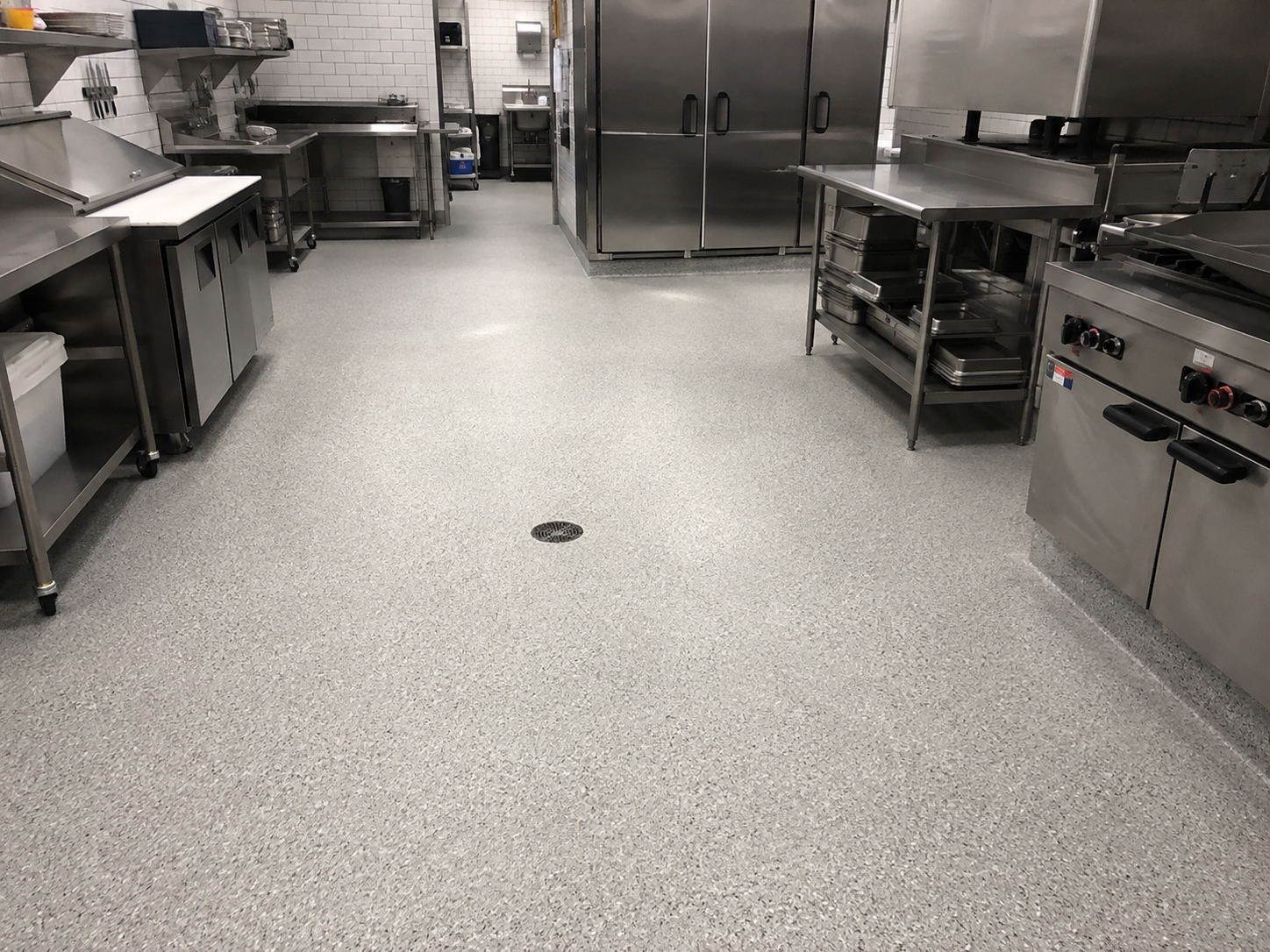 Commercial kitchen epoxy flooring project