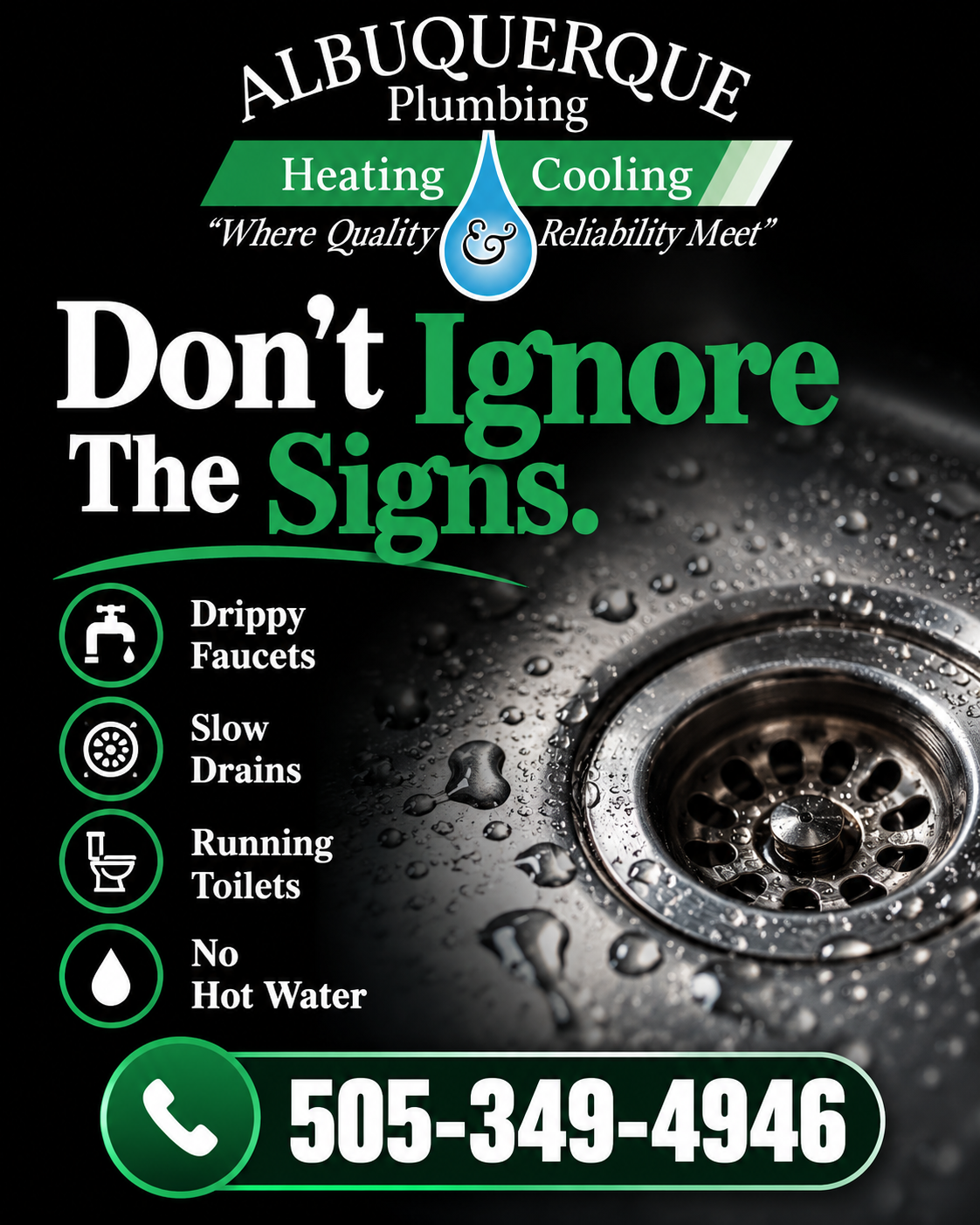 Albuquerque Plumbing: dont ignore the signs