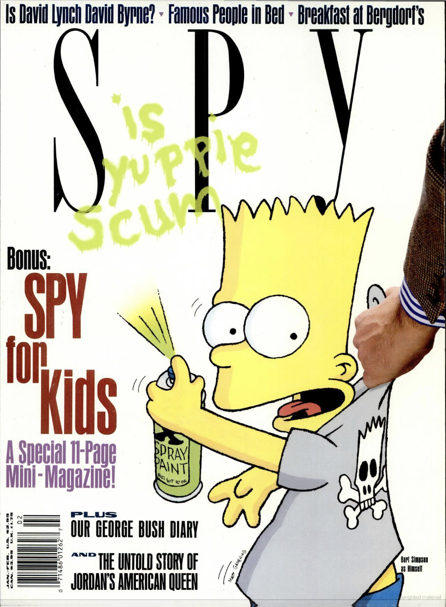 Spy magazine cover