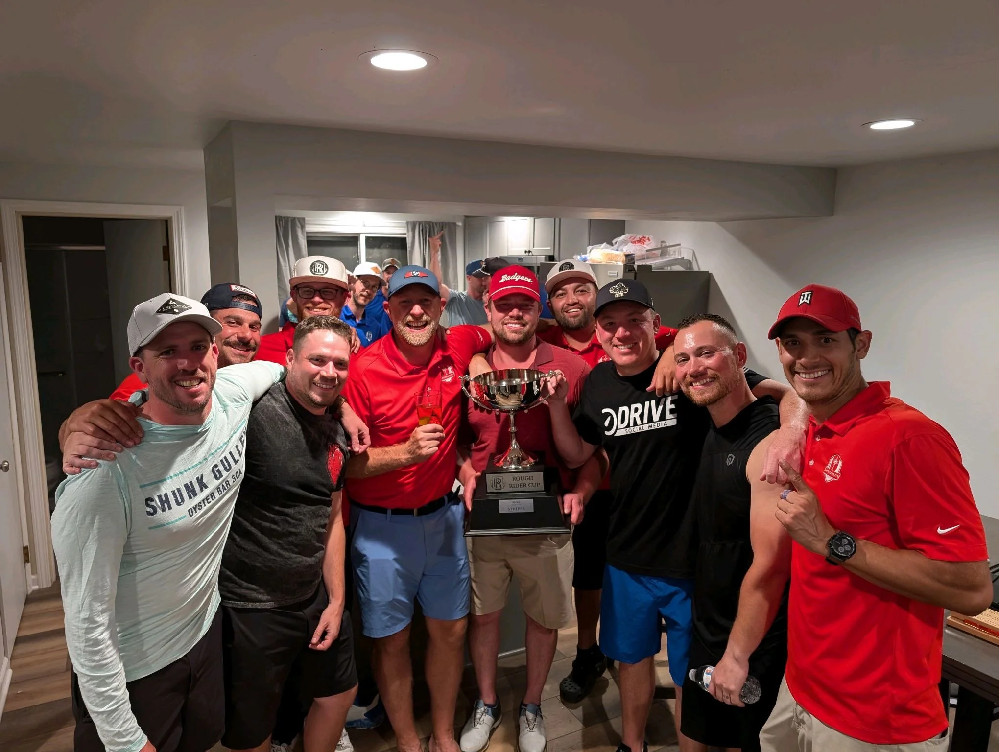 Custom engraved medals and trophies for CGT group golf trips