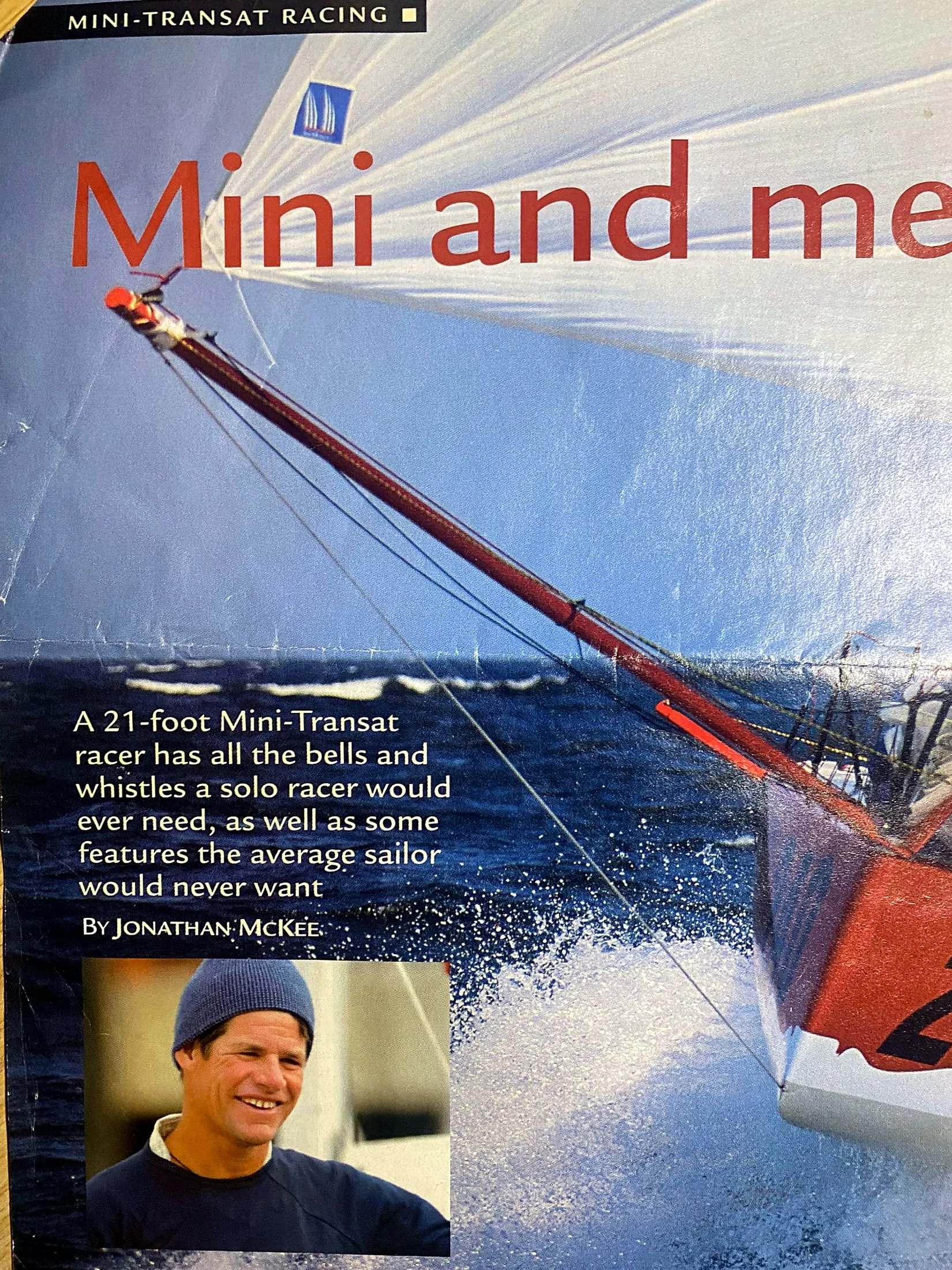 Opening page of the original Mini and me article