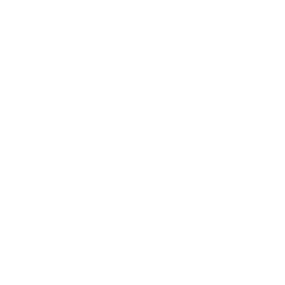 White graphic icon of four people holding hands in a circle on a red background representing company culture and collaborative team environment.
