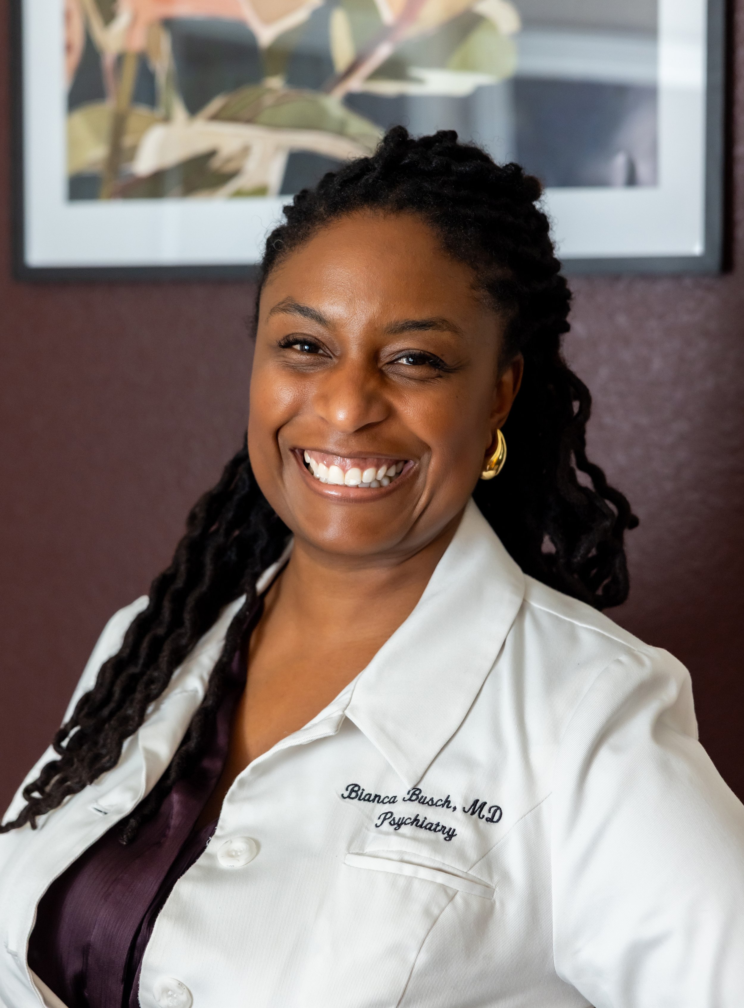 Dr. Bianca Busch board-certified ADHD psychiatrist serving Mansfield Arlington and Fort Worth TX