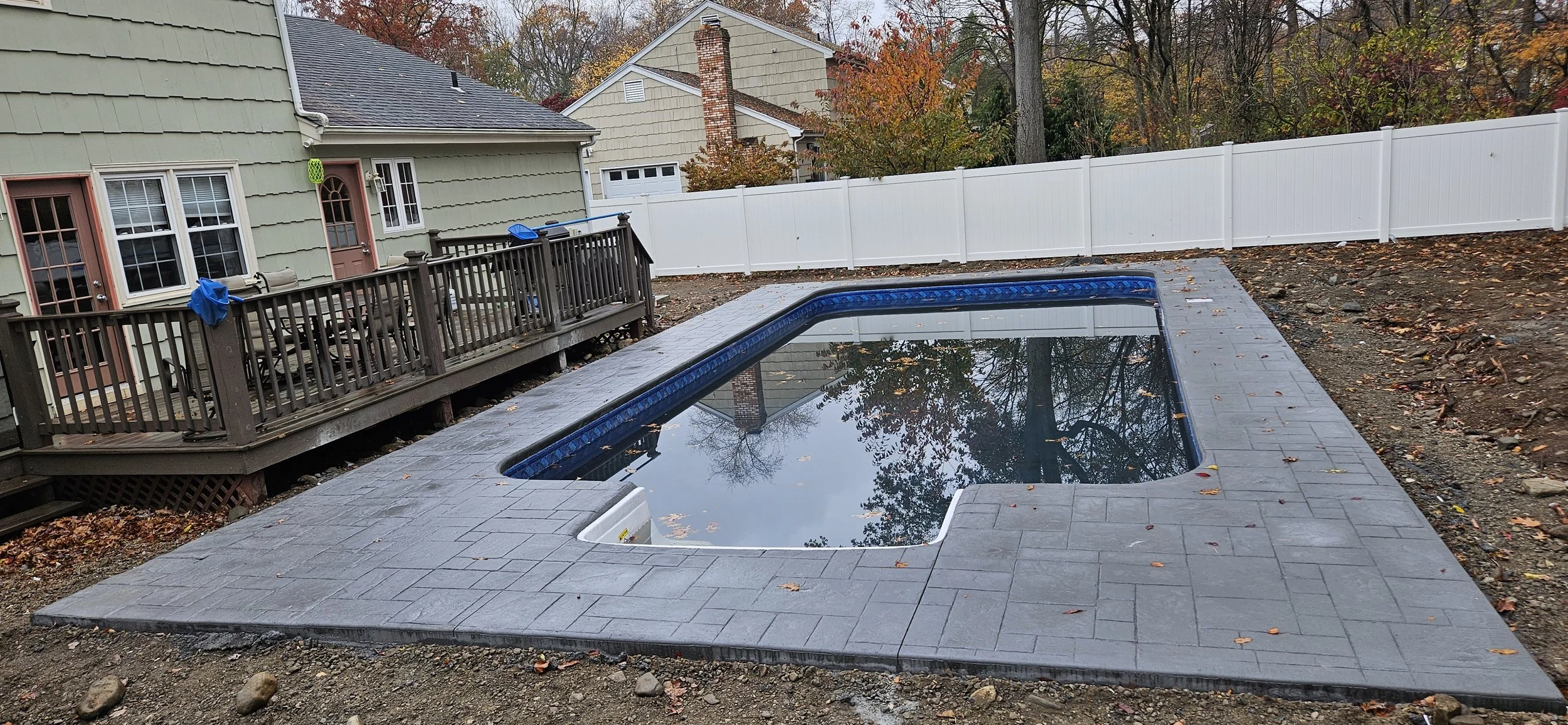 pool masonry project working