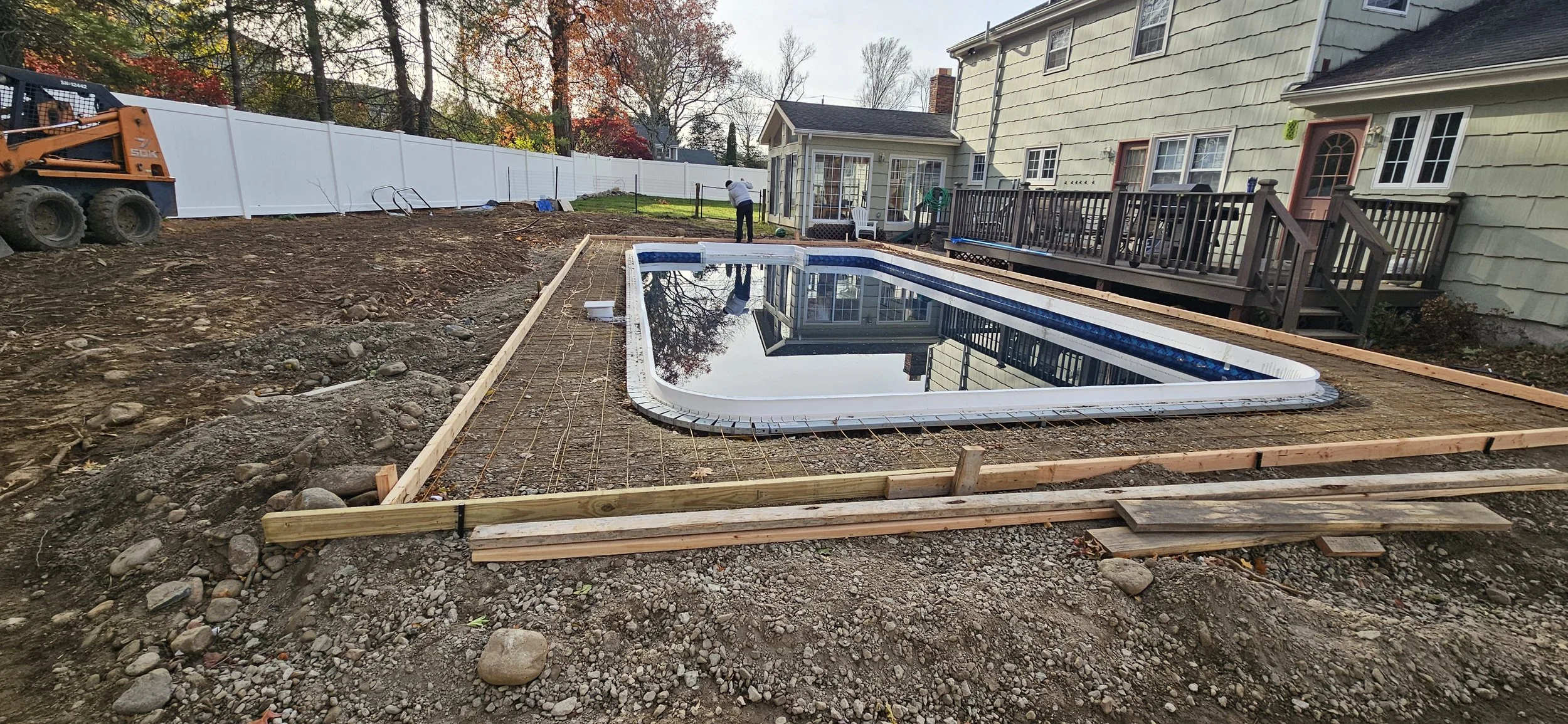 Masonry Pool Project 1 Before