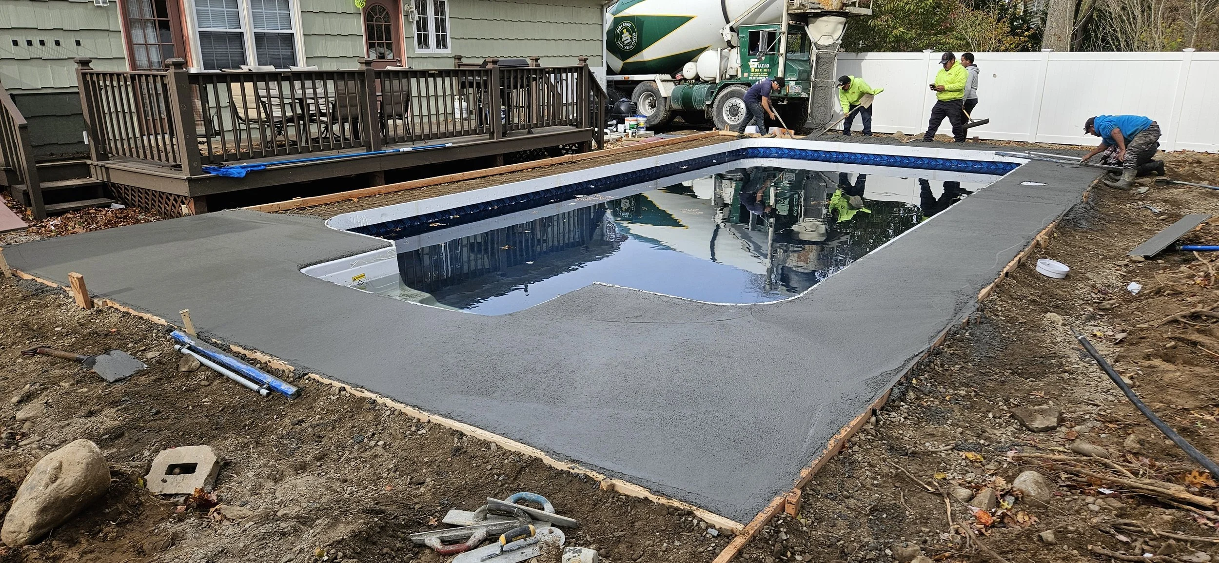 Pool Masonry Project Completed 2