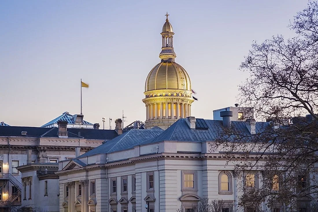 New Jersey state capitol. 