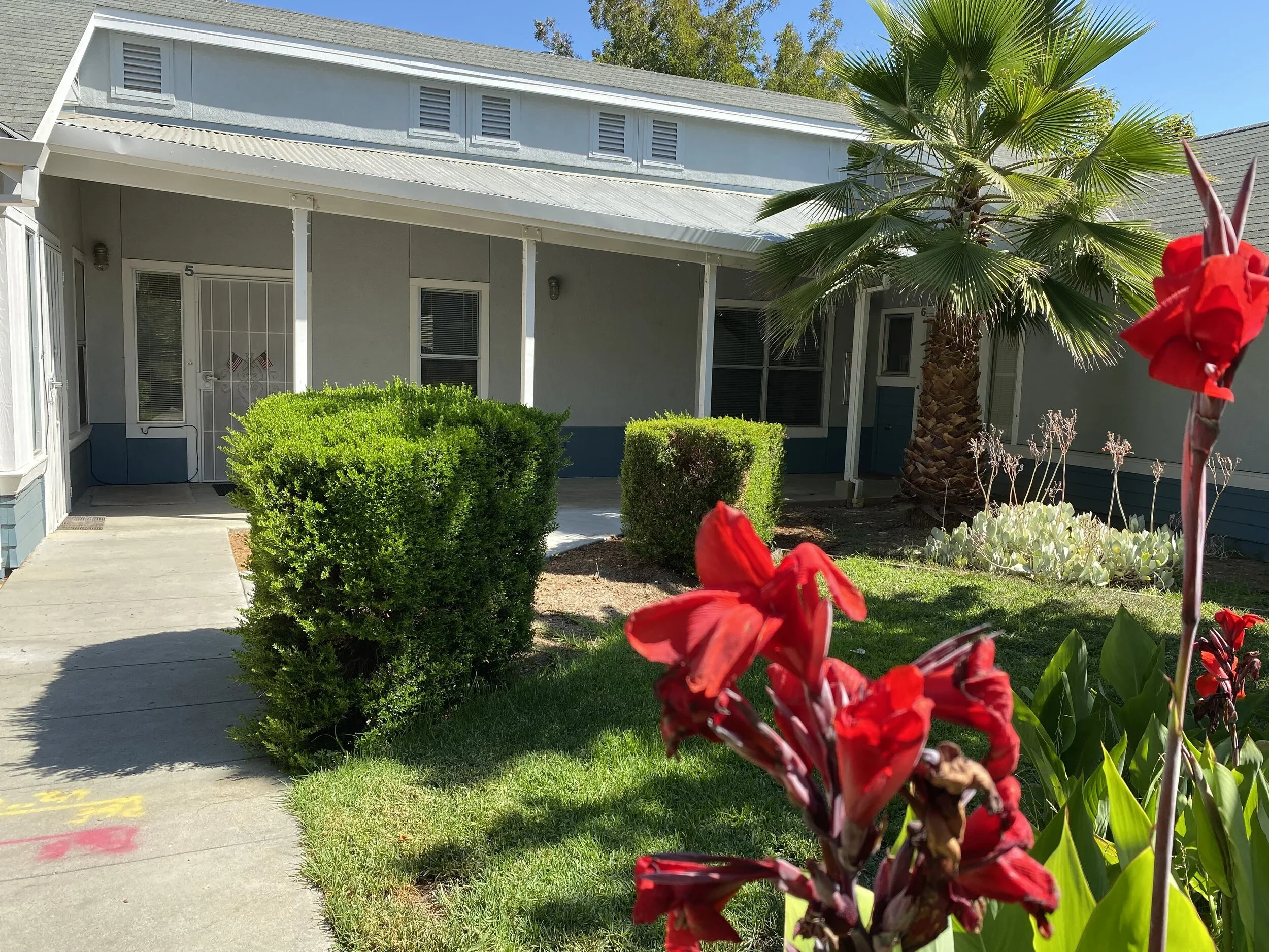  View of some units at Villa Esperanza, Gilroy, California. 