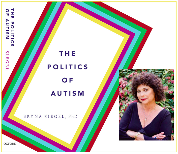  Siegel and the cover of her latest book. 