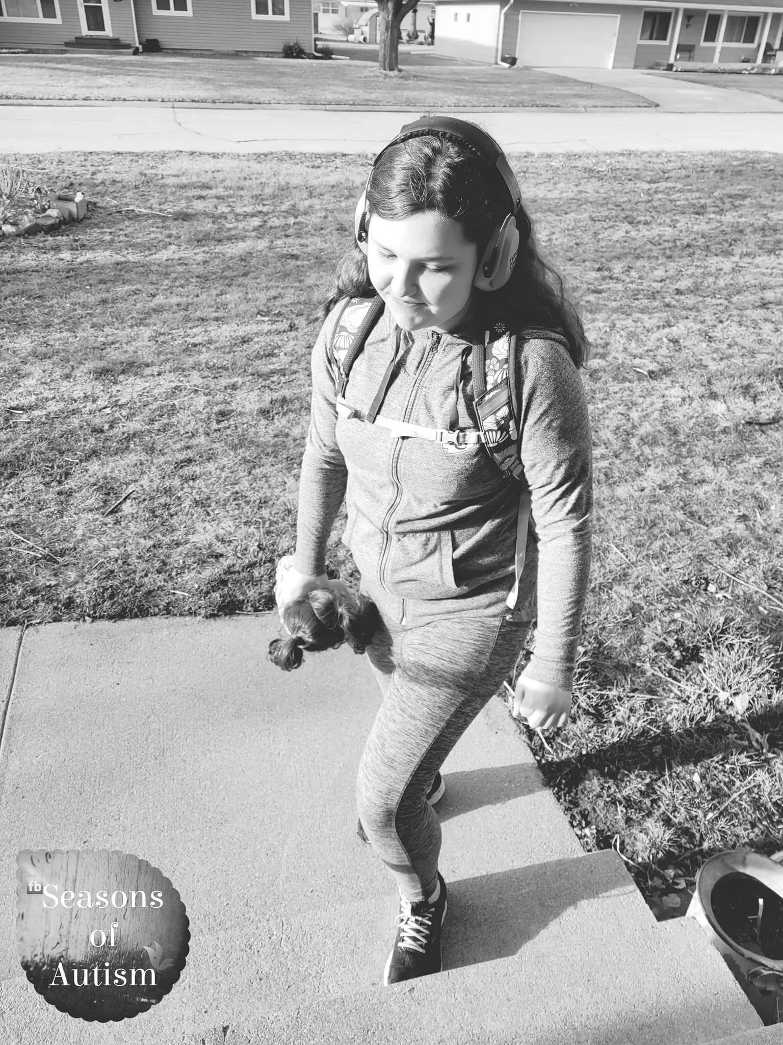  The author’s daughter with severe autism. 