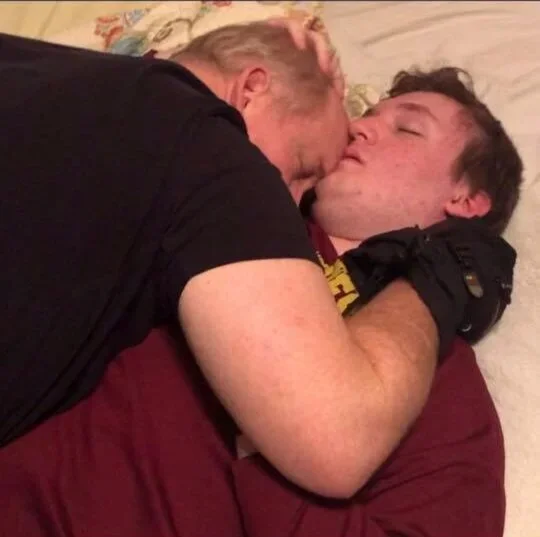  “As his mental state, mood and anger got worse we found ourselves having to strong-arm our son down to the mat three times a day so that he wouldn’t mortally wound himself with his own fists.” 