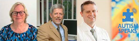  Cathy Lord, PhD, left, was lead author of a major review contending there has been no true increase in autism. Traolach Brugha, MD, middle, penned the section. Tom Frazier, MD, Chief Science Officer of Autism Speaks, right, was among those who signed off. 
