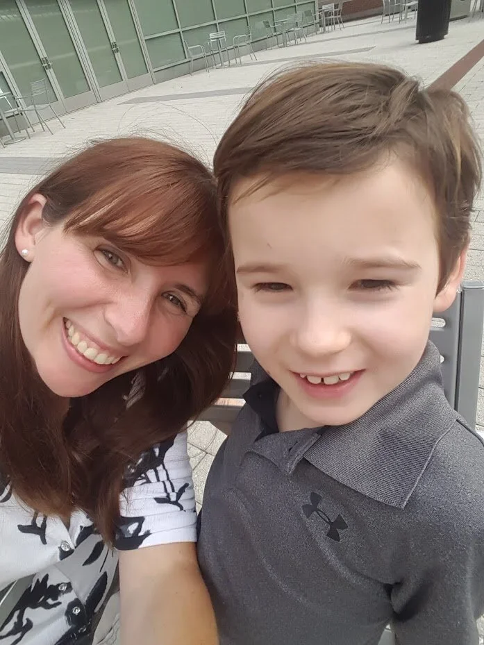  The author and Santiago. Her new group’s focus is to provide parents with validation, healing and engagement, so they feel empowered to keep taking on the daily battles to fight for their children. 