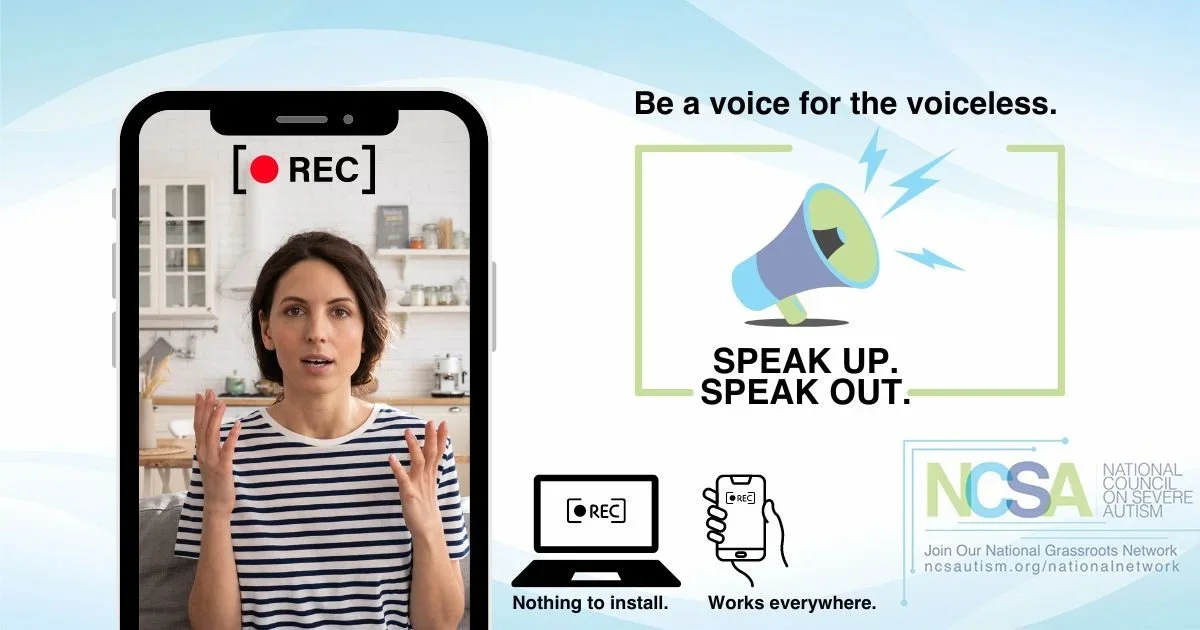 Click image to record your responses. www.ncsautism.org/voice