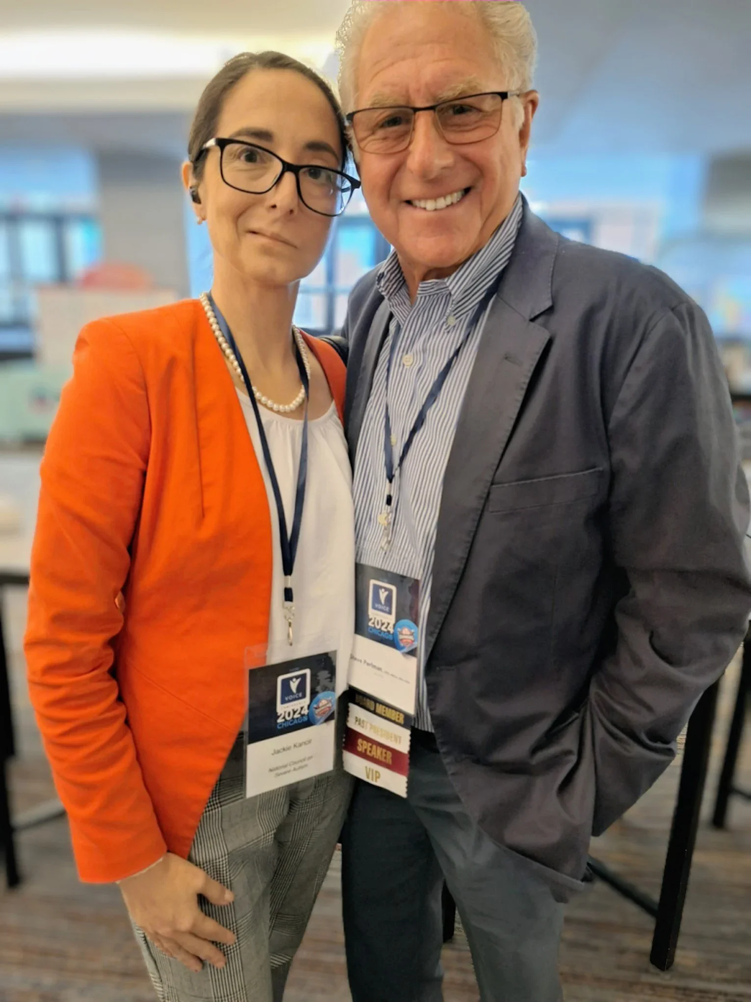  Jackie and  Steve Perlman, DDS , Co-Founder AADMD, Special Olympics International Liaison 