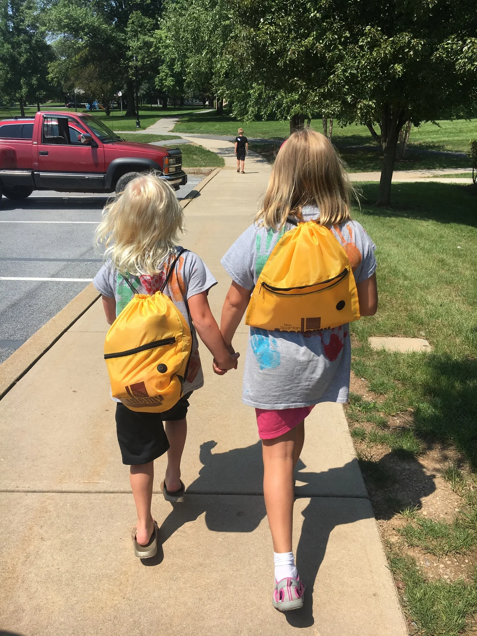 Moving into their new home, Milton Hershey School.