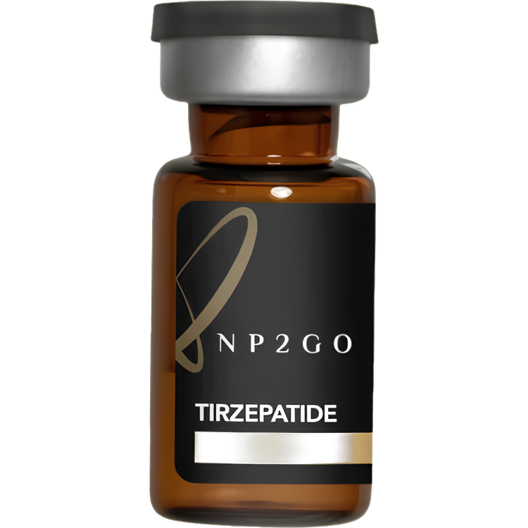 Compounded tirzepatide vial