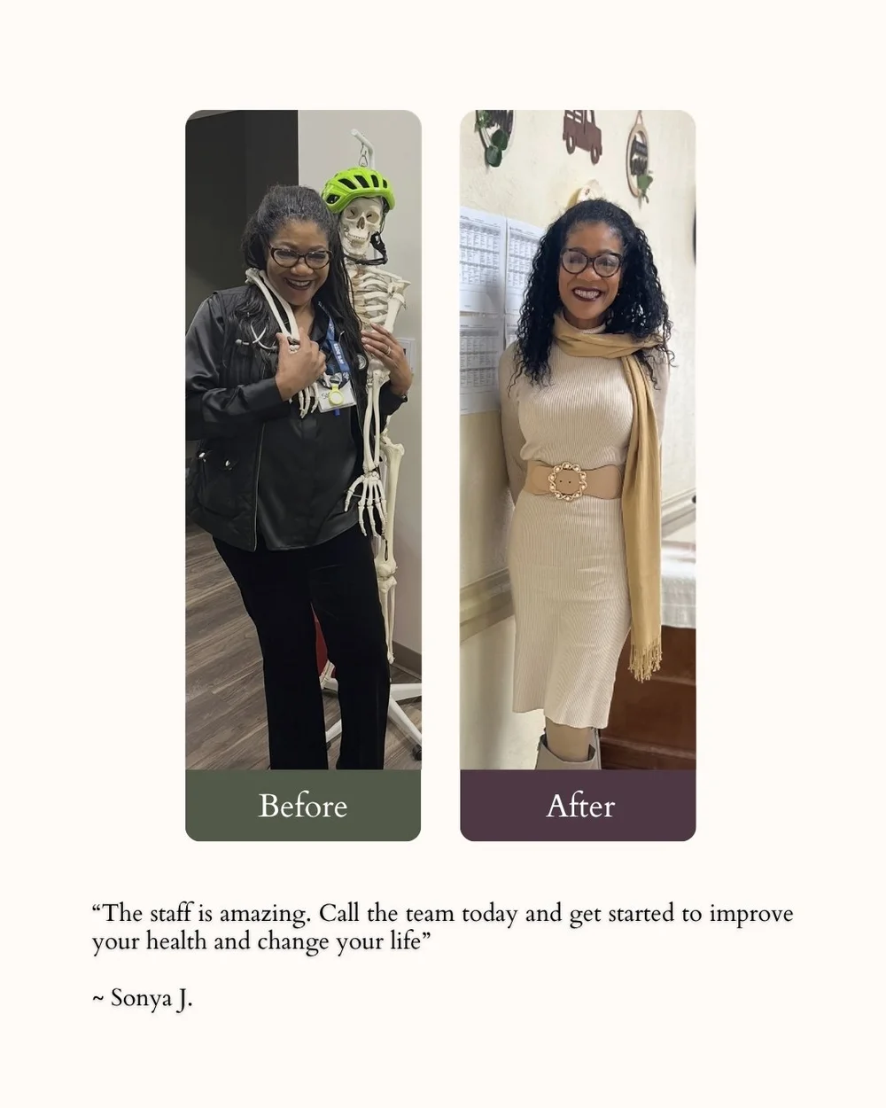 NP2GO patient before and after