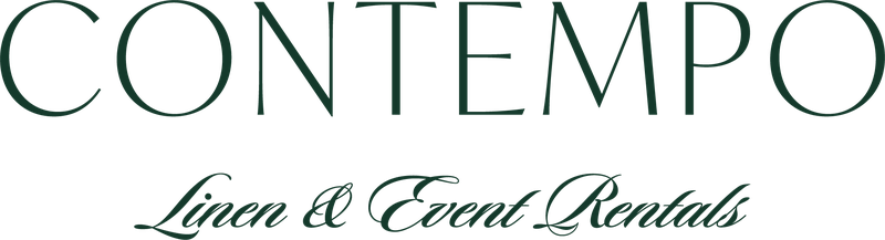 Contempo Linen & Event Rentals, home page