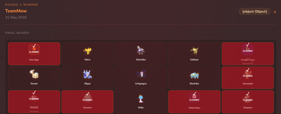 Shiny Bingo Event