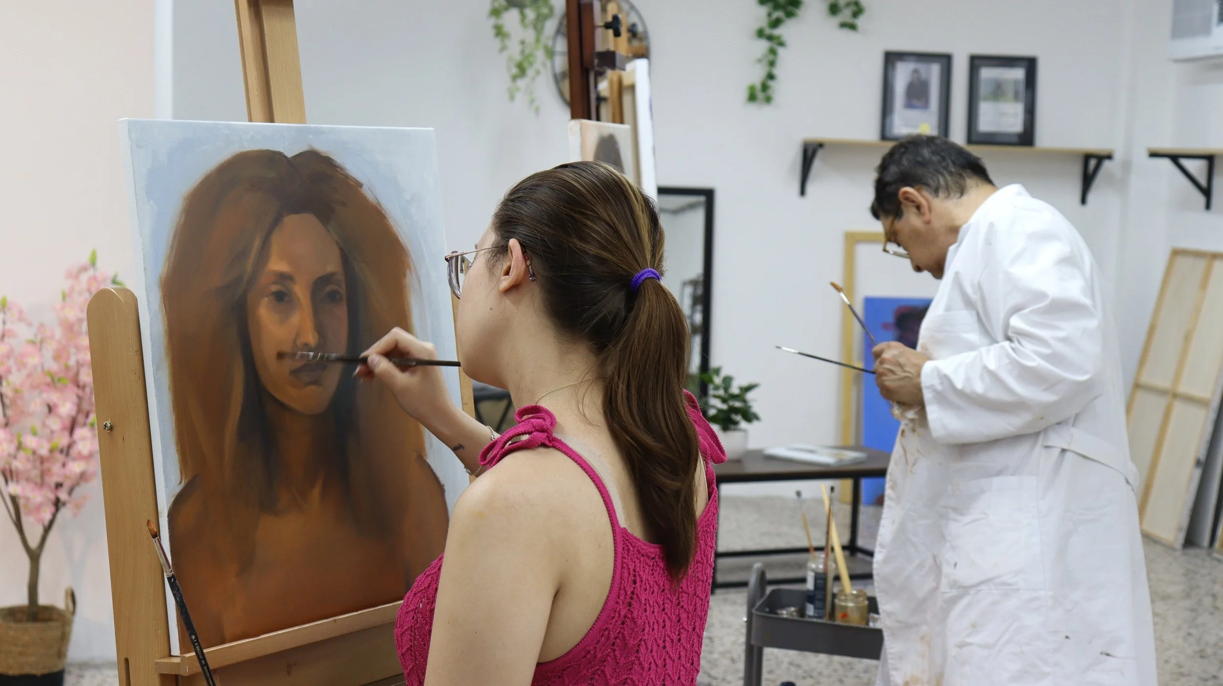 Clase en el Atelier